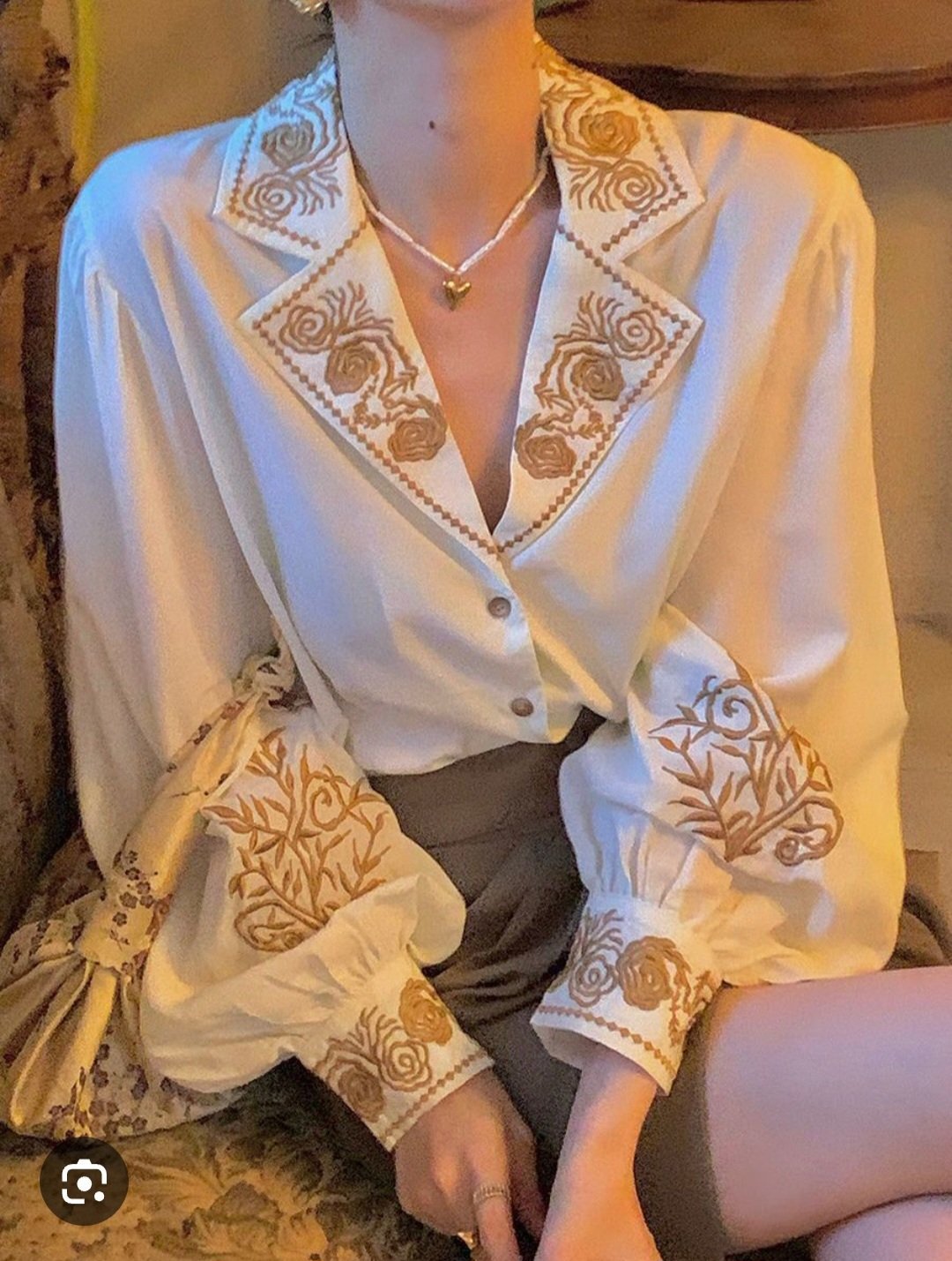 Chemise de hout couture de la marque LING - LI pièce Authentique 