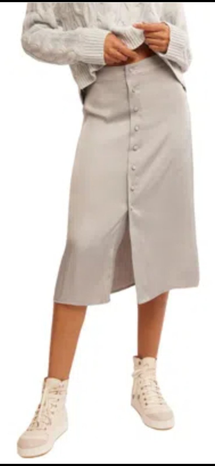 Jupe midi boutonné marque trousers OnLy NEW-YORK  96cm