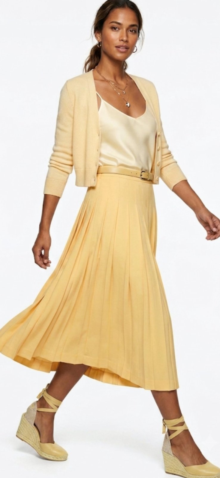 Jupe plissée marque susan Bristol 