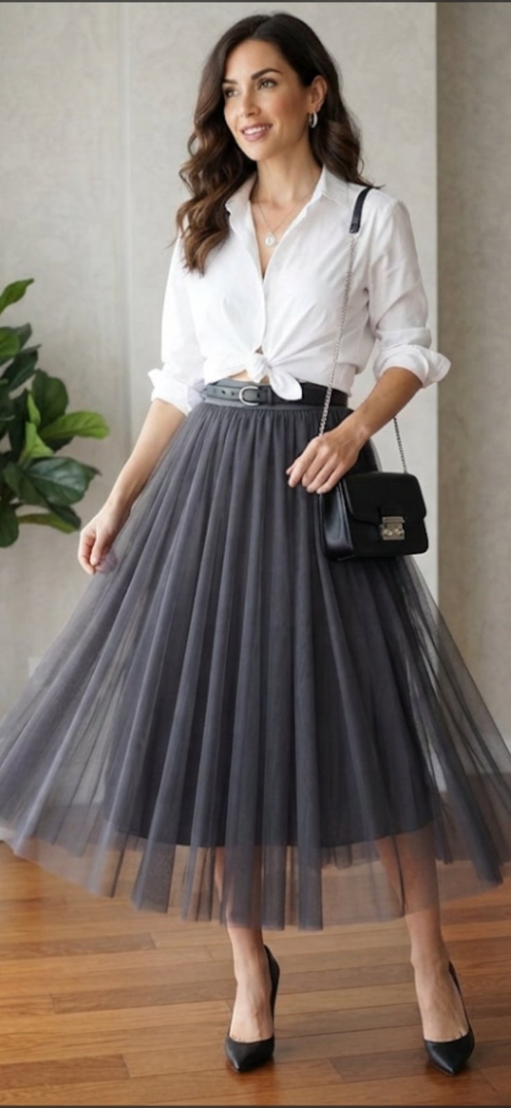 Jupe longue  en tulle marque Fast Fashion