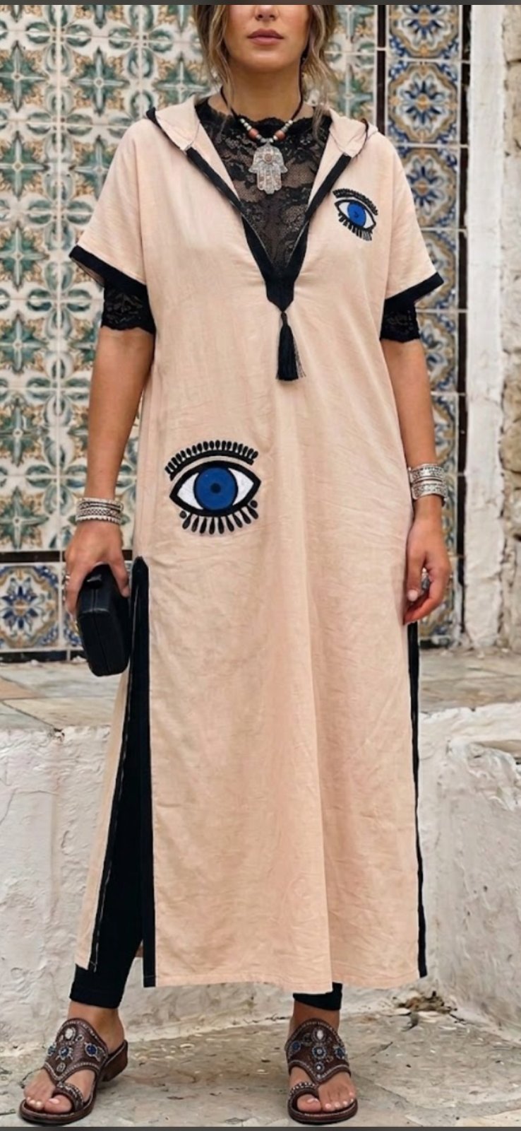 Djellaba traditionnelle convient M/L