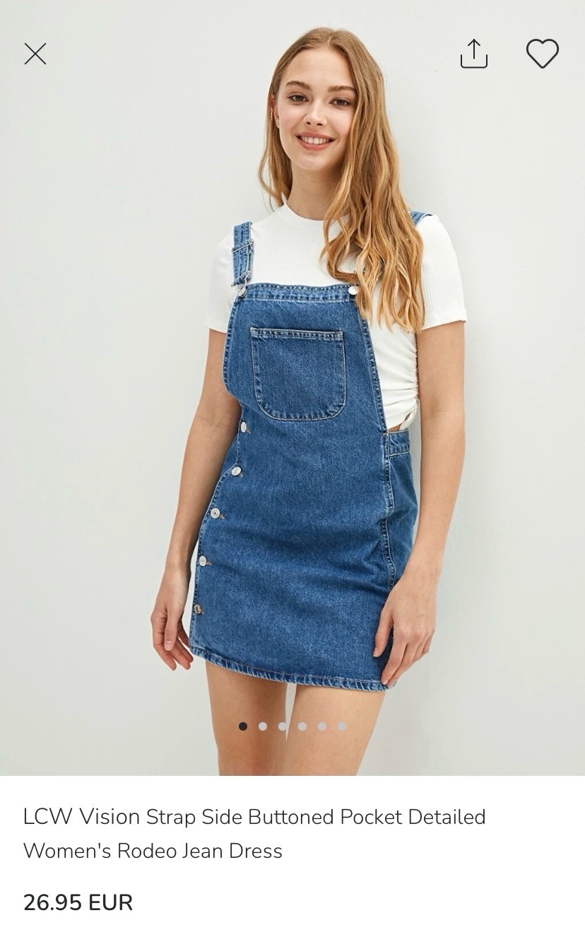 Robe salopette denim LCW 