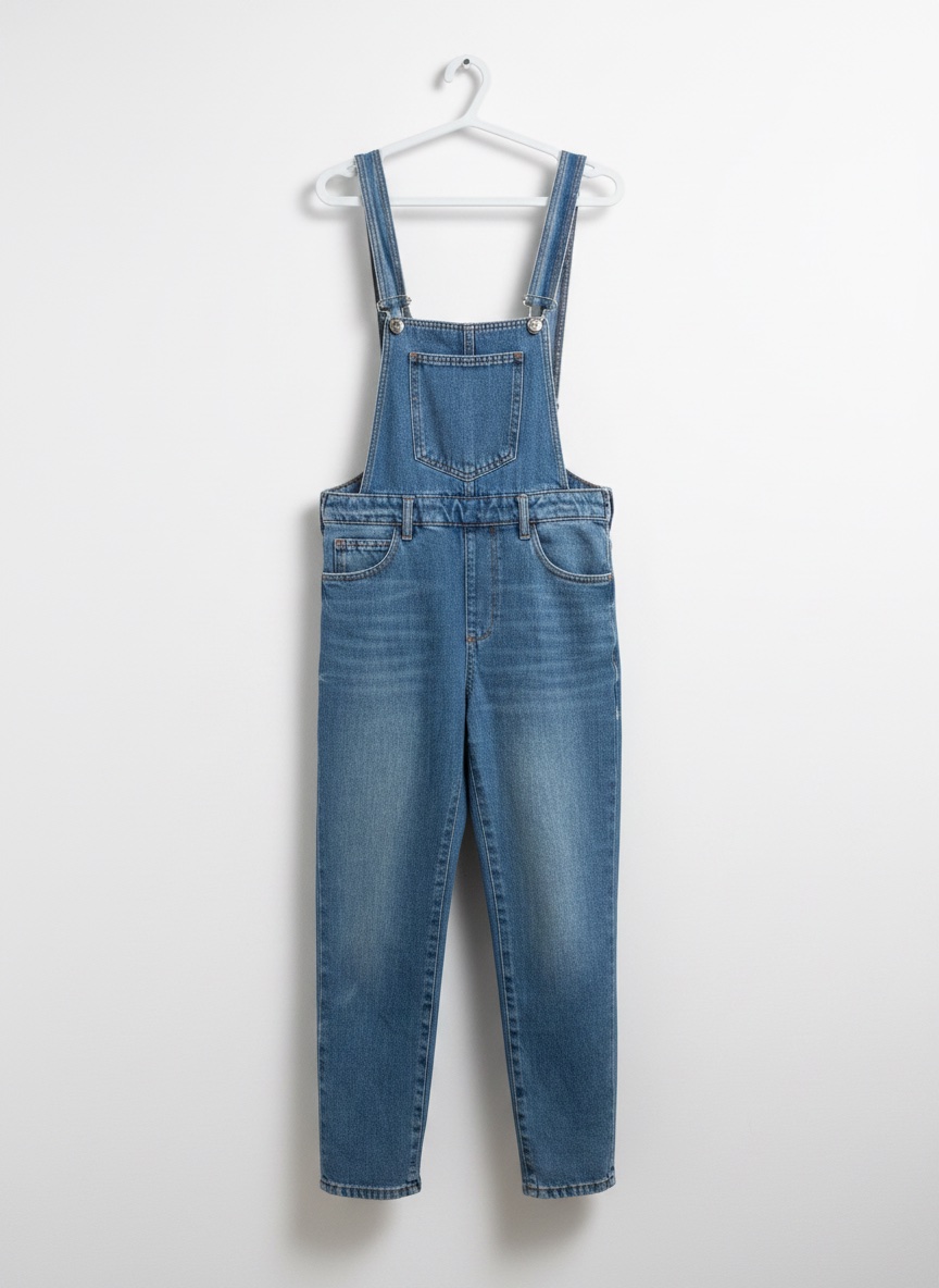 Salopette denim stradivarius 