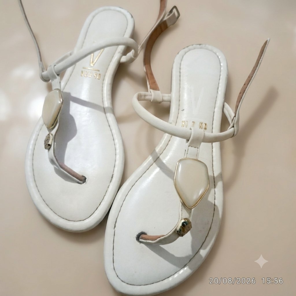 Sandales beige 