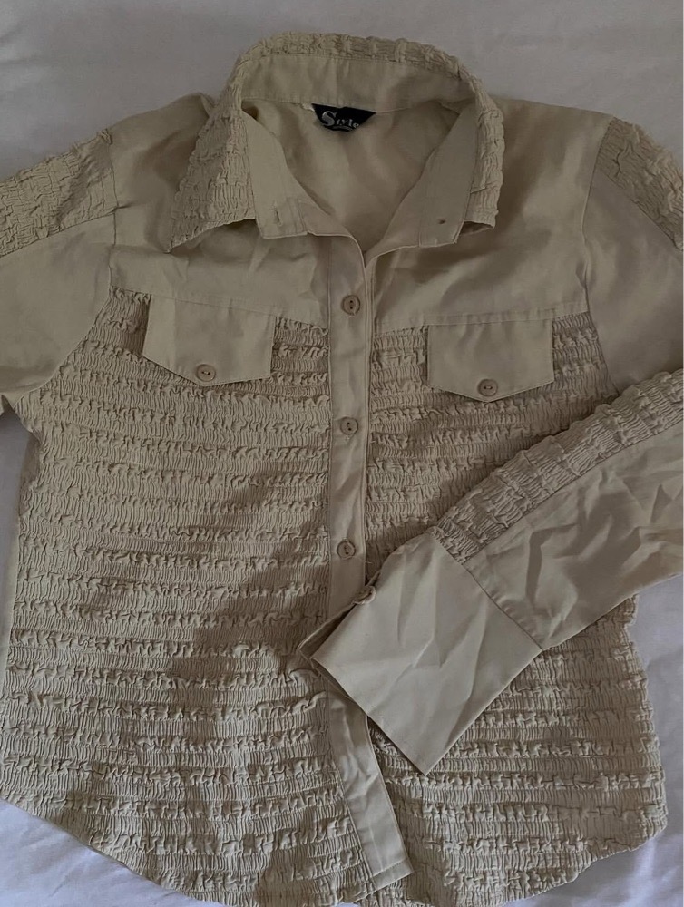 Chemise beige