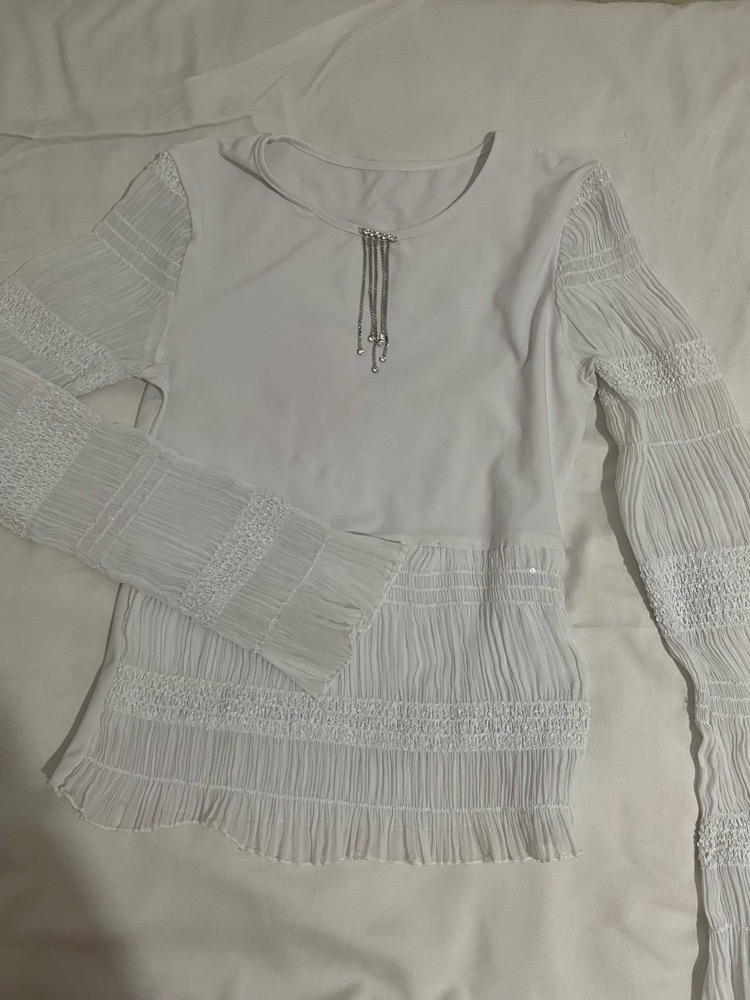 Pull blanc 