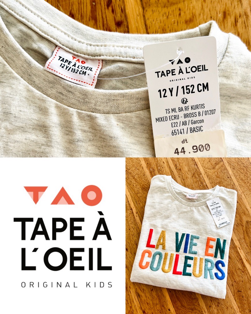 T-Shirt manche longue neuf pour Garçon 12ans