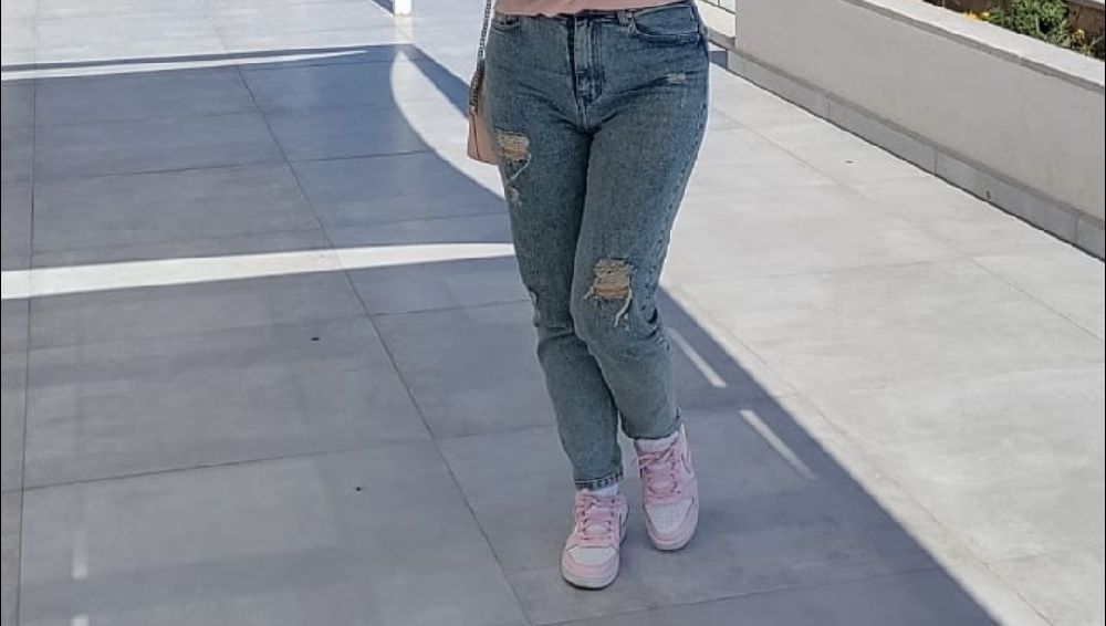 Jean mom en Bon état taille 38 