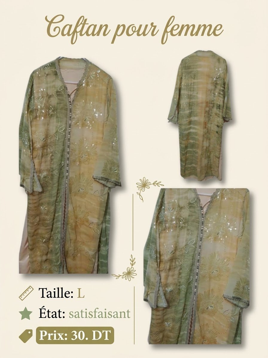 Caftan pour femme