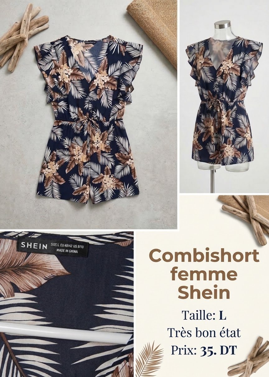 Combishort Femme SHEIN