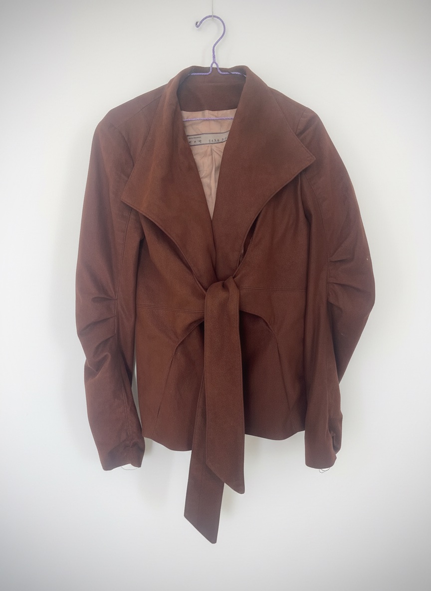 Veste zara effet velours