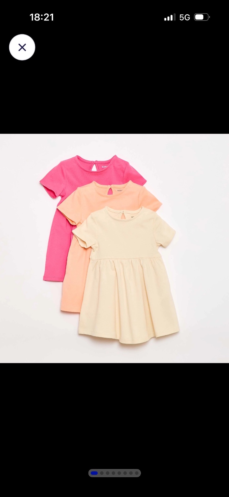 A vendre des robes de la marque kiabi pour bebe
