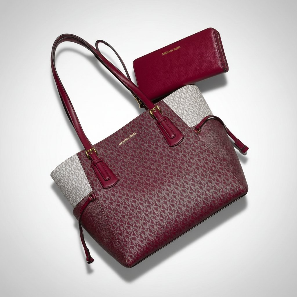 Dispo au mois de Septembre 2026 :Large tote bag Michael kors avec son portefeuille