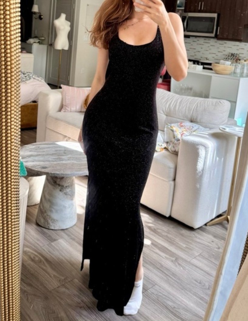Robe moulante paillettes 