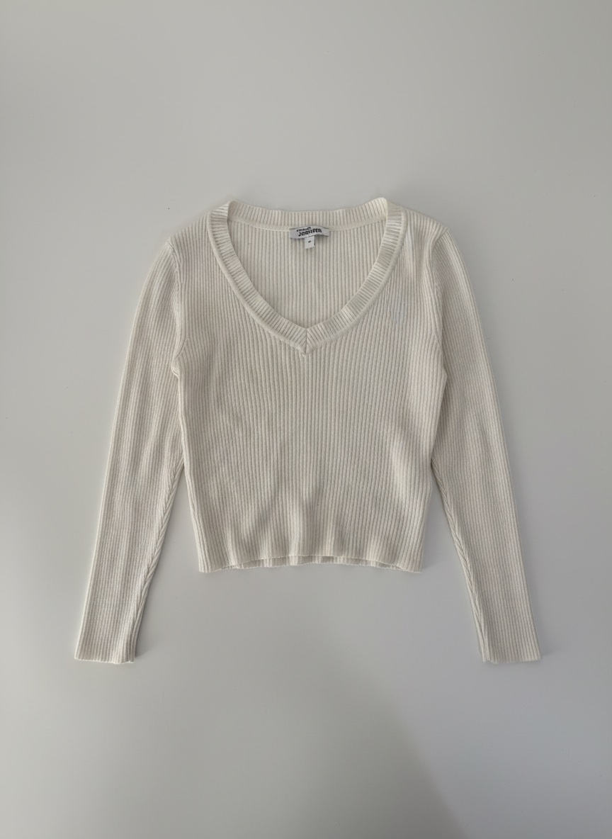 Crop top blanc