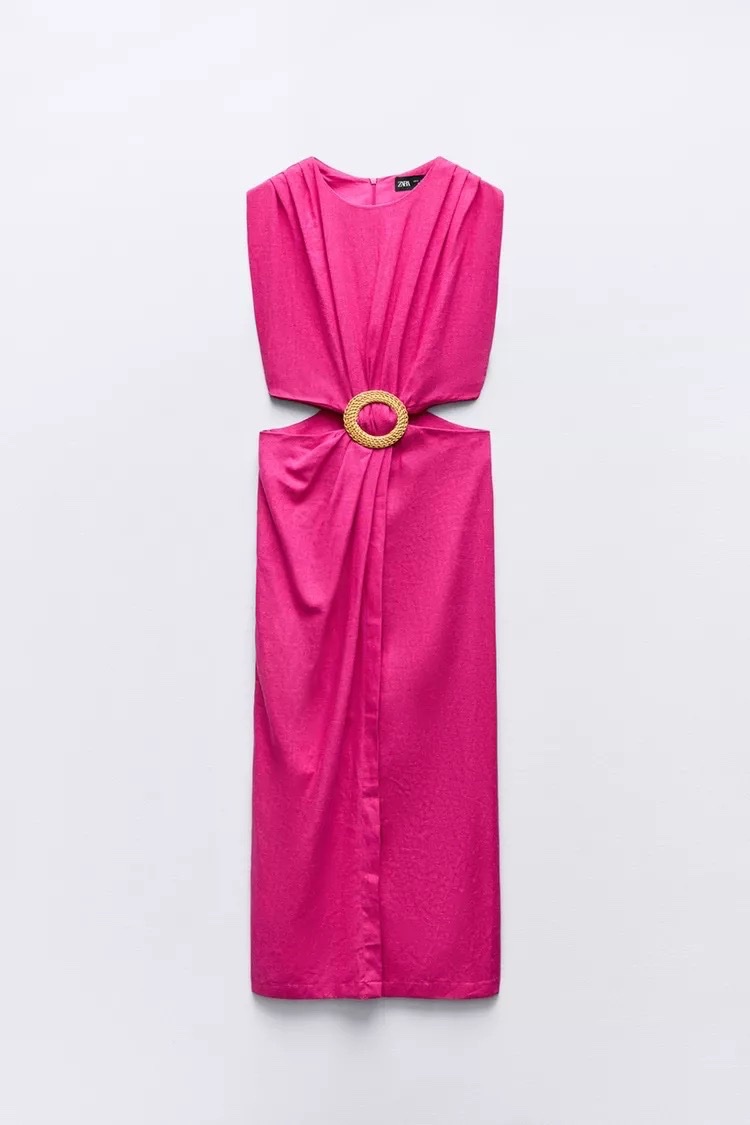 Je vends robe zara taille S 100% linen