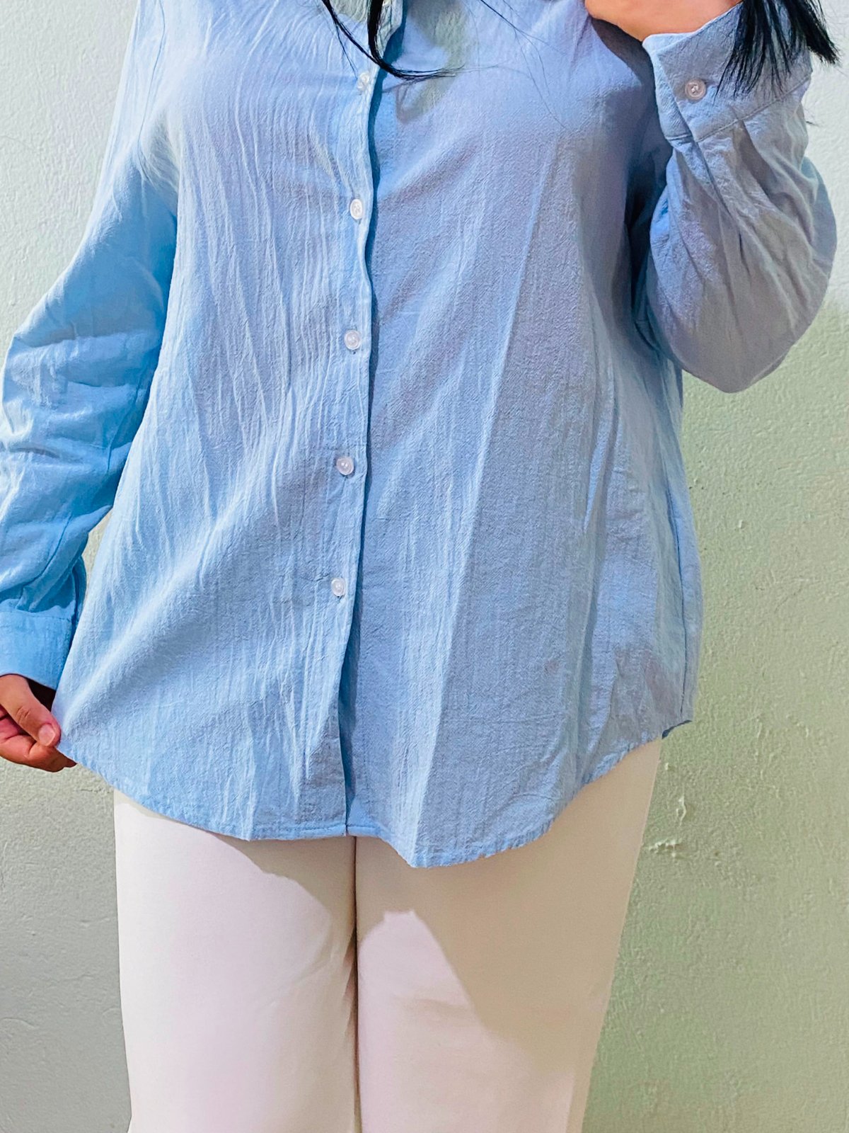 Chemise bleu
