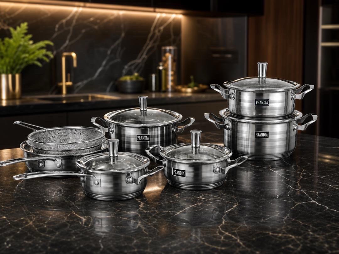 Service inox prandla 8 pieces 