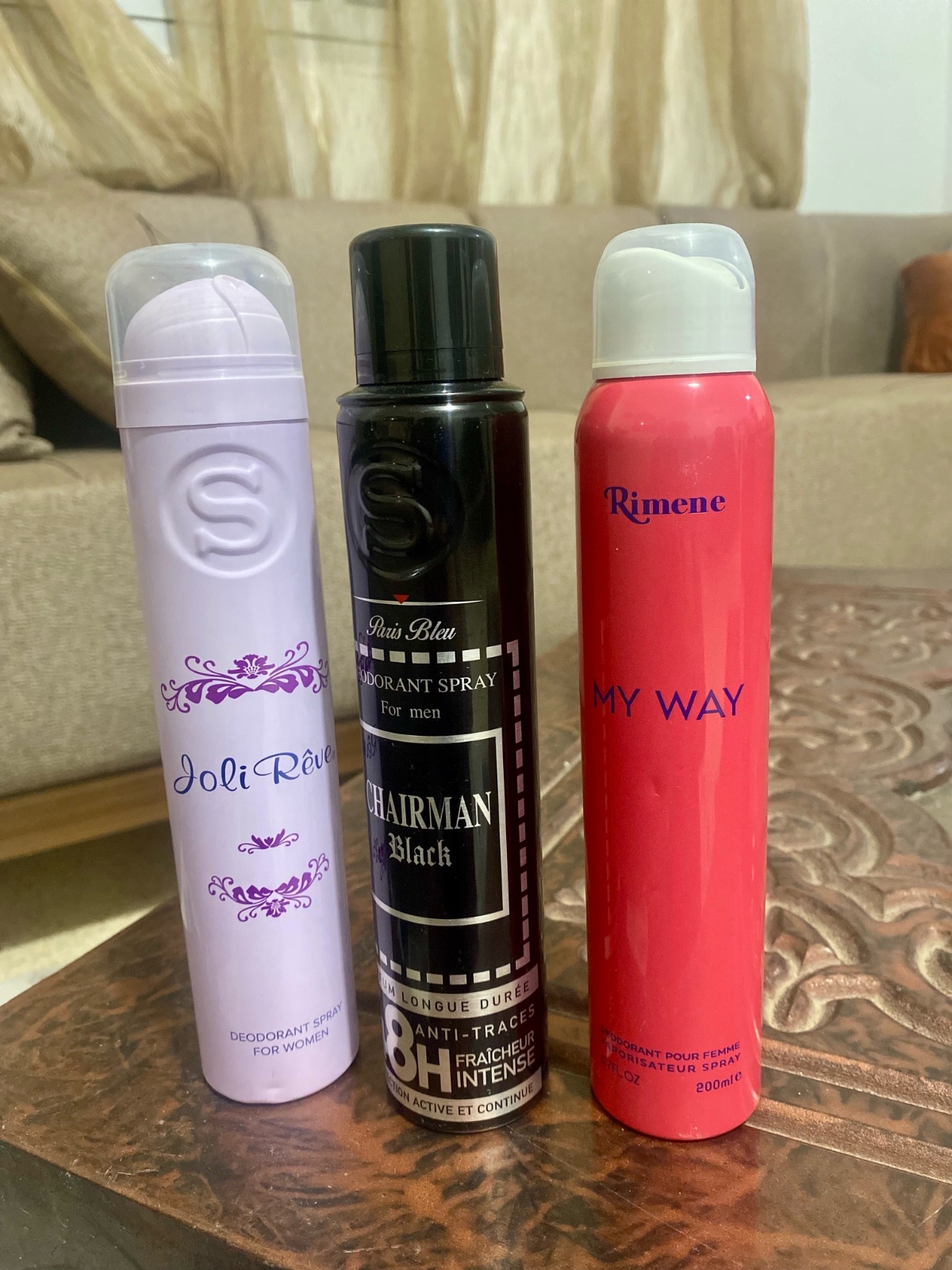 Deodorant spray