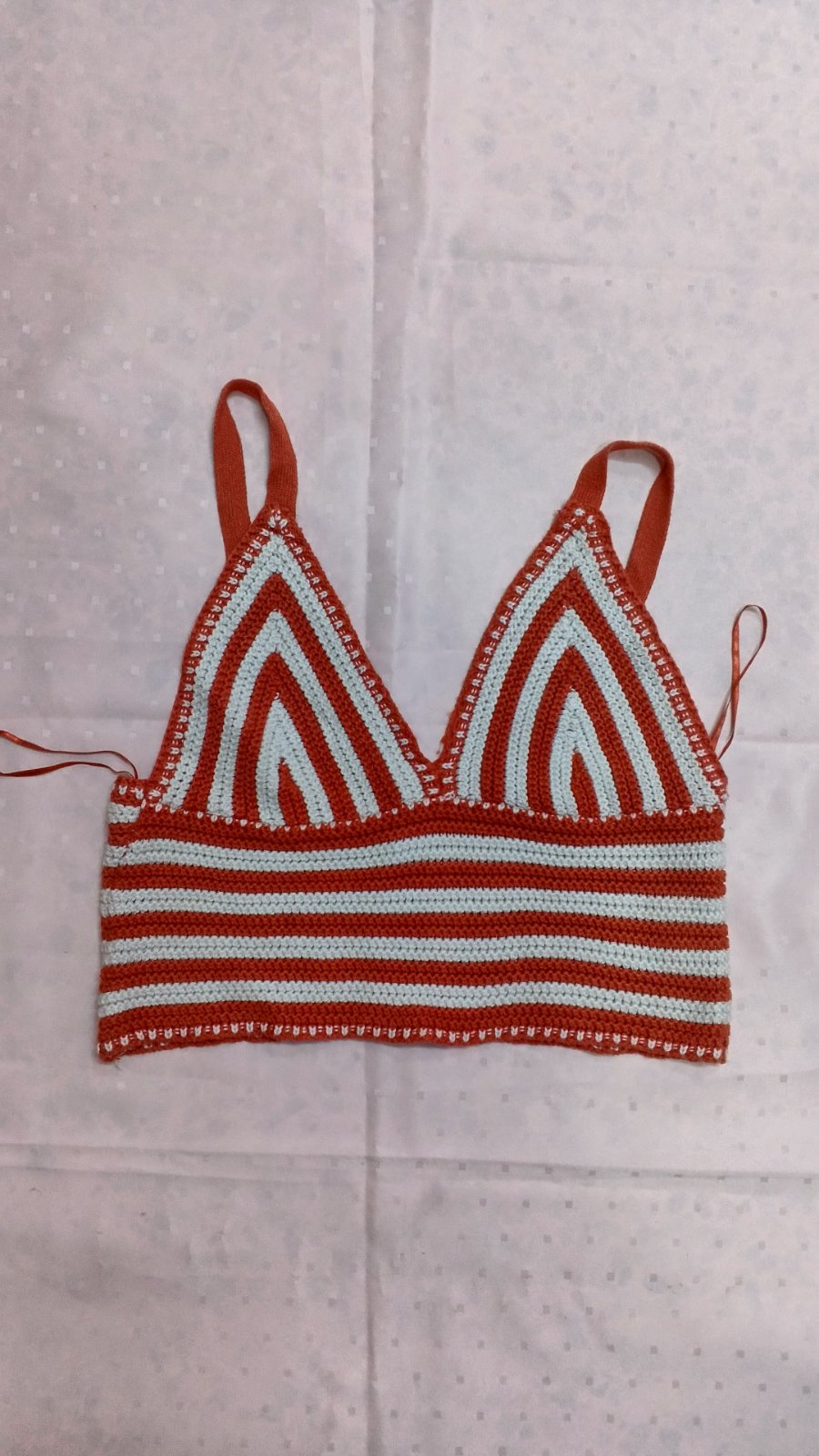 Top en crochet 