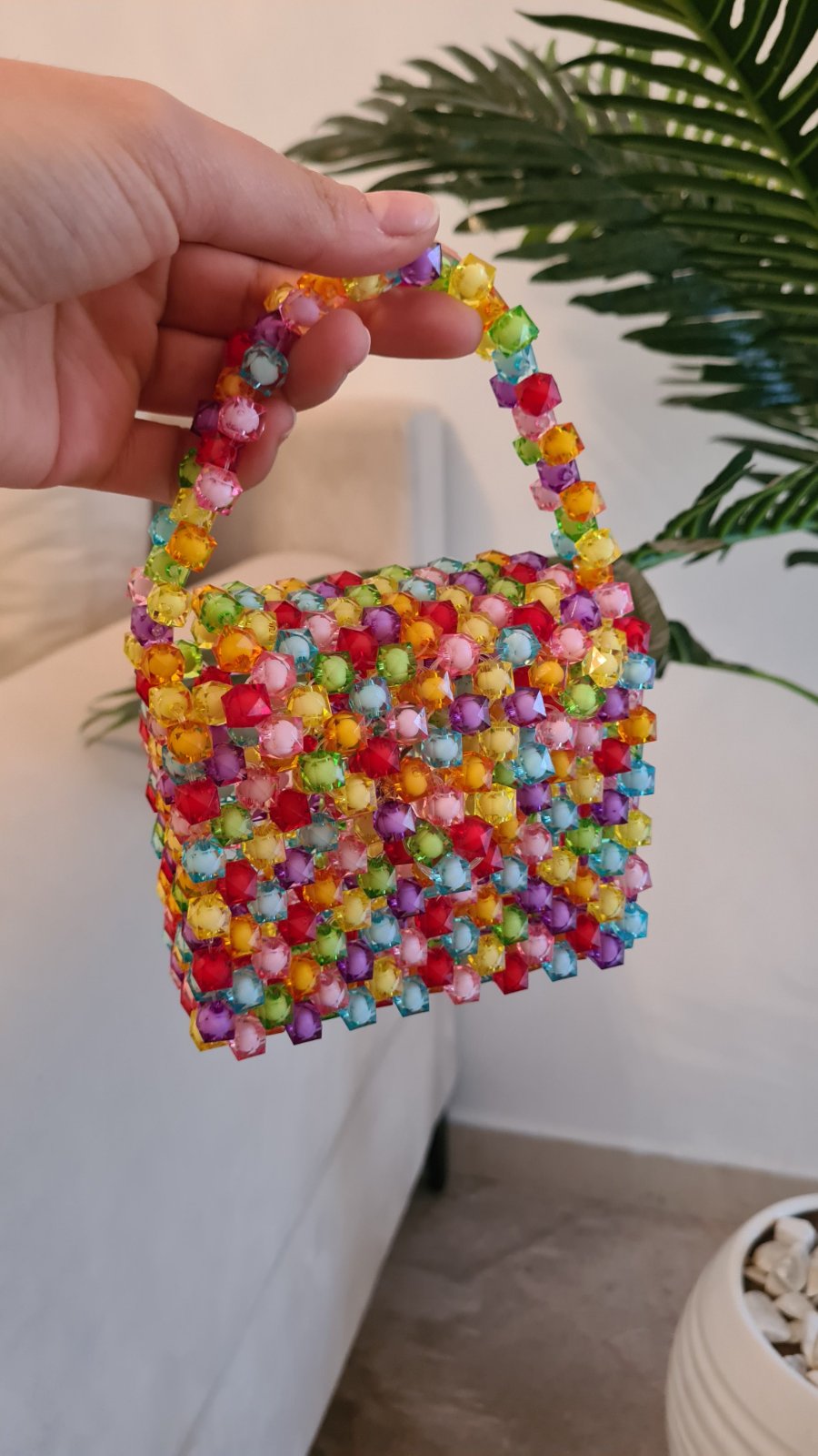 Sac à main en perle pour fillette 