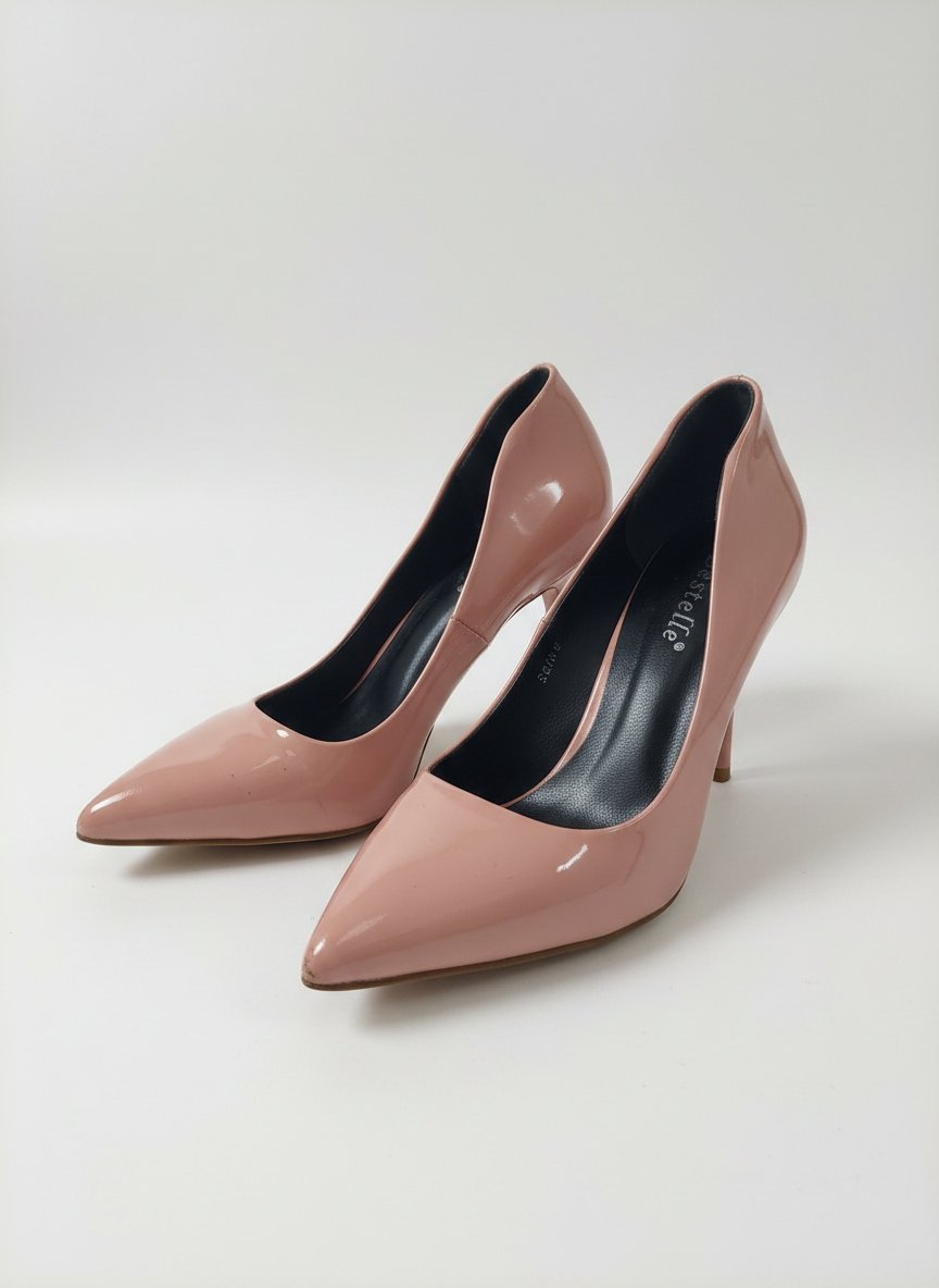 Escarpins vernis rose poudré – Bestelle