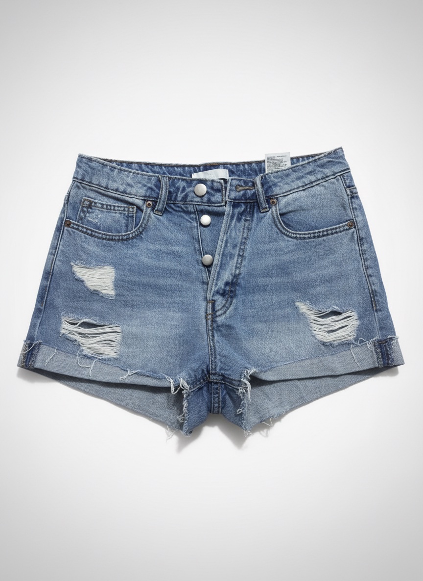 Short en denim