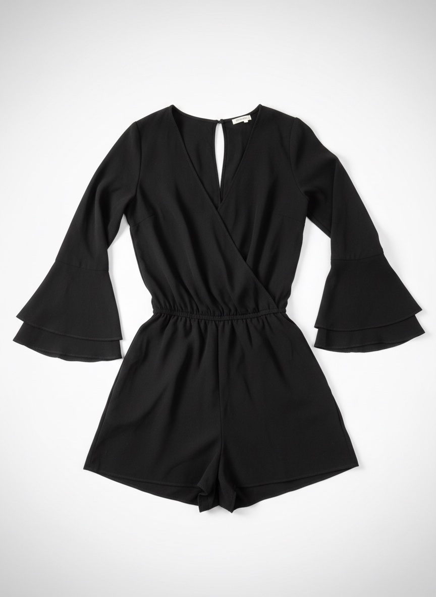 🖤✨ Jumpsuit noire élégante – Taille 32 (XS) ✨🖤