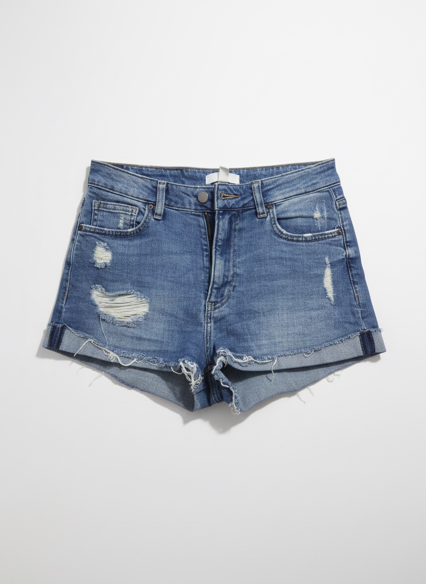 Short en denim