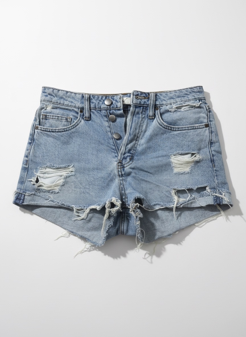 Short en denim