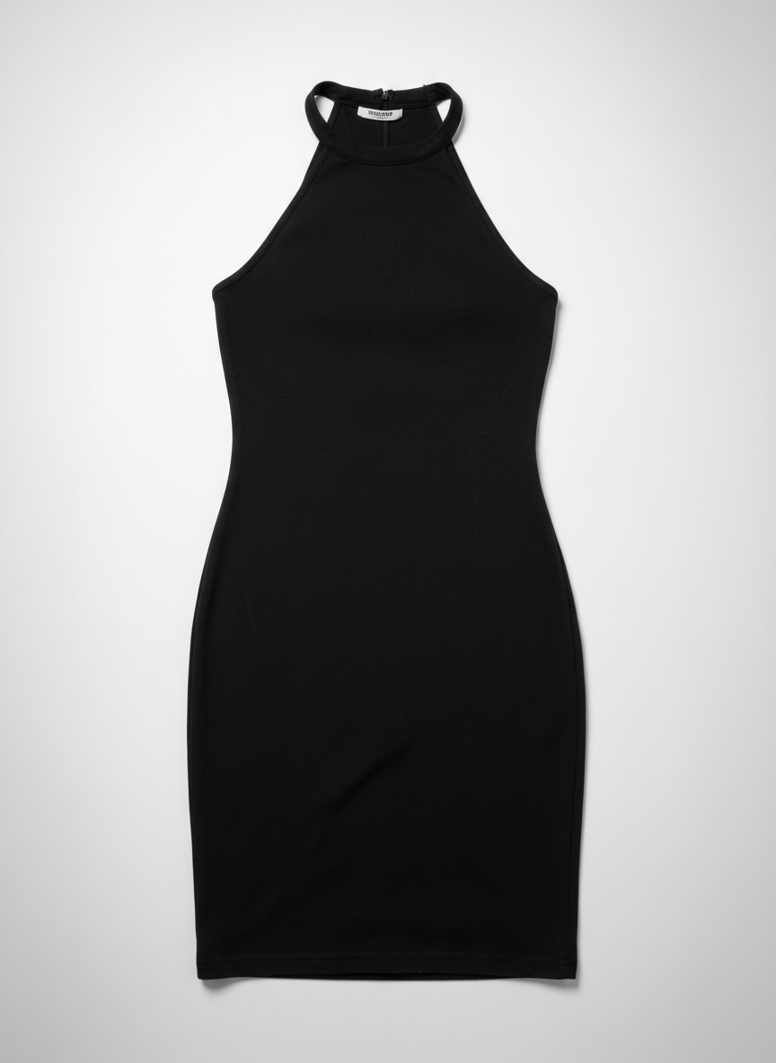 Robe noire basique Zara