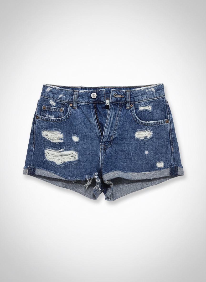 Short en denim