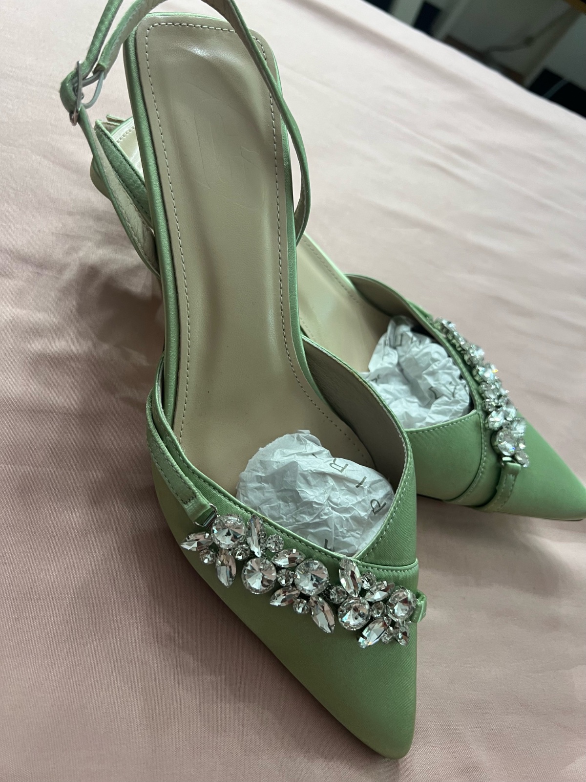 Une paire de chaussure feminine et élégante 