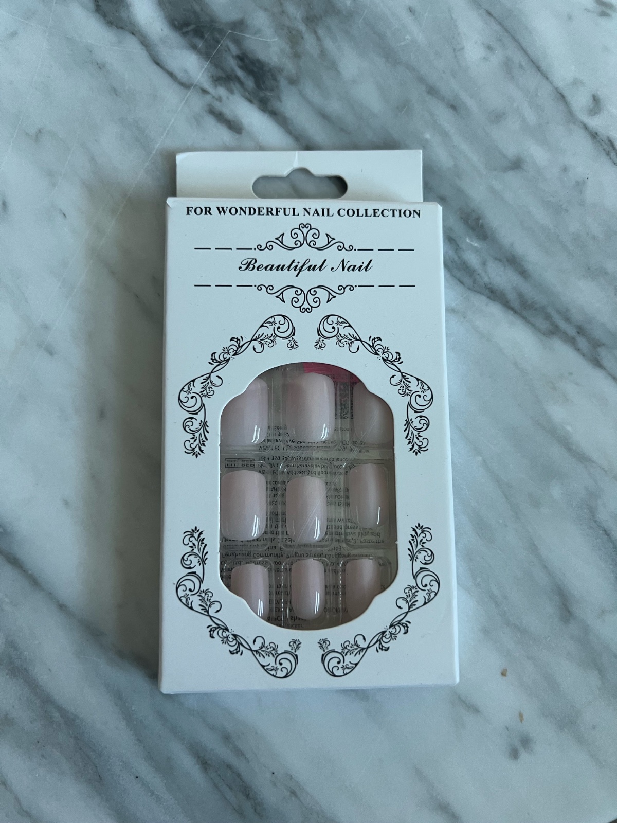 Kit complet de Press on nails 🥰 Effet Nude Naturel 💅