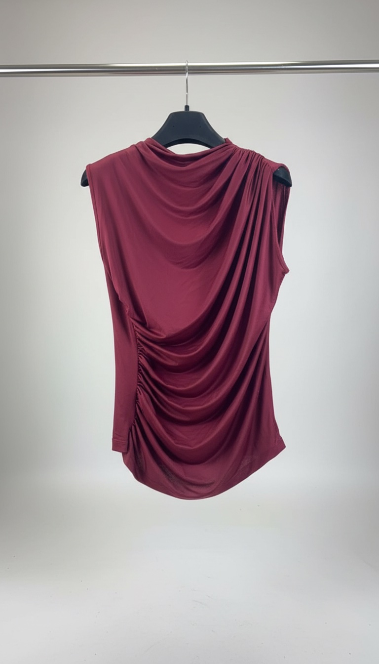 Haut rouge shein