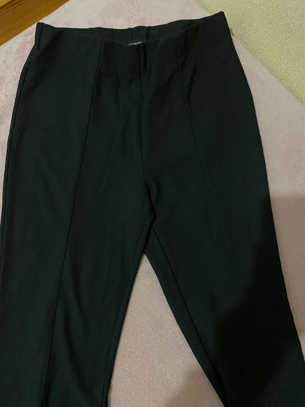 Pantalon patte elephant noir