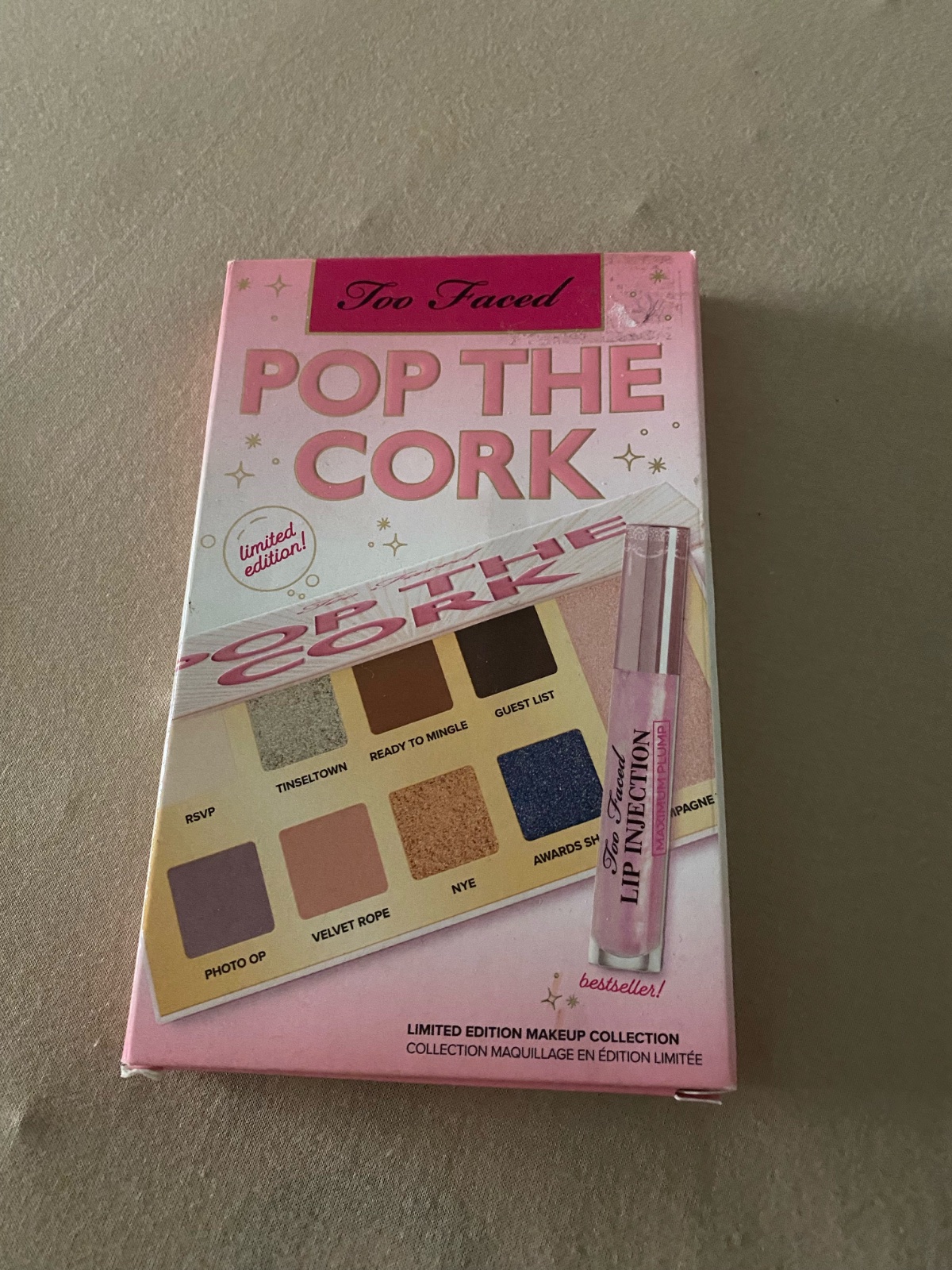 Palette Too Faced neuve avec lip injection