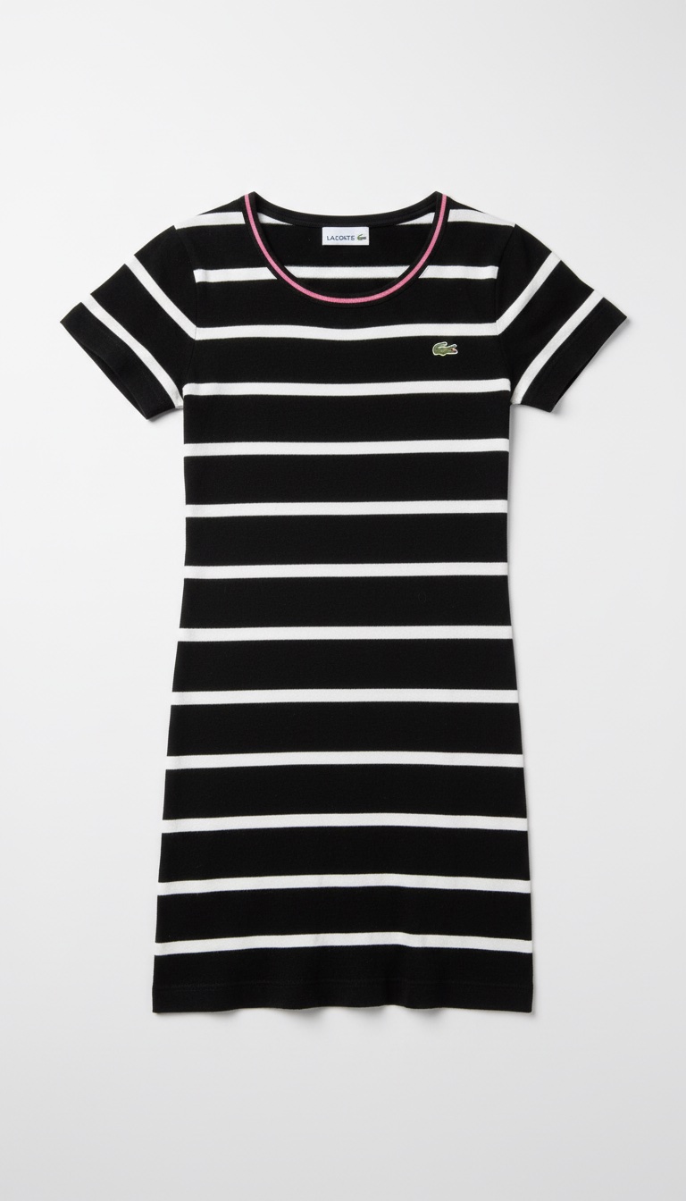 Robe lacoste autentique 100% cotton