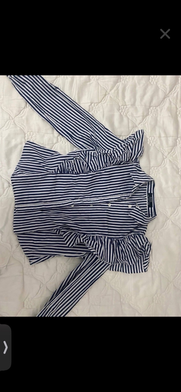 Chemise rille bershka taille s