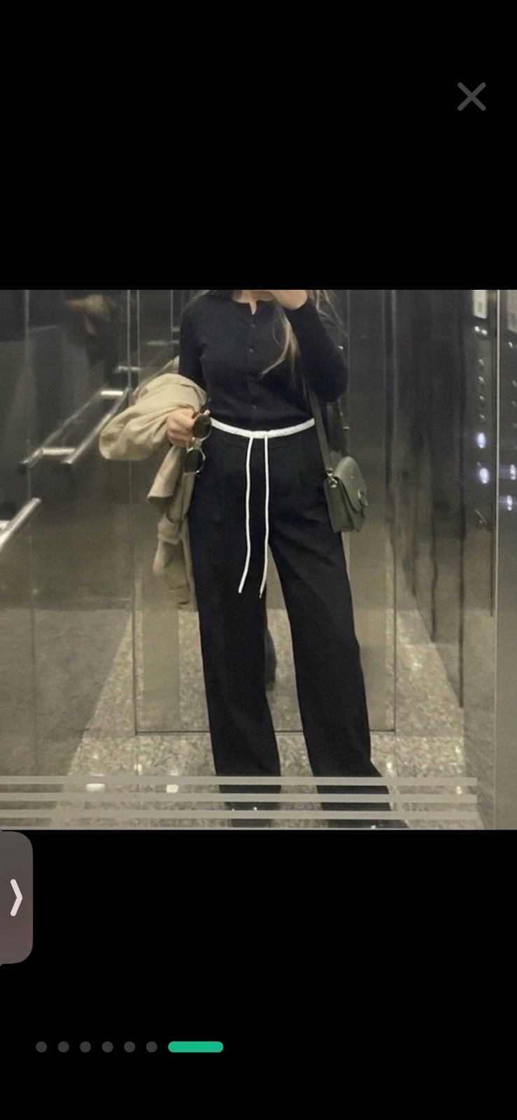 Pontalon zara en tres bon etat super  large 