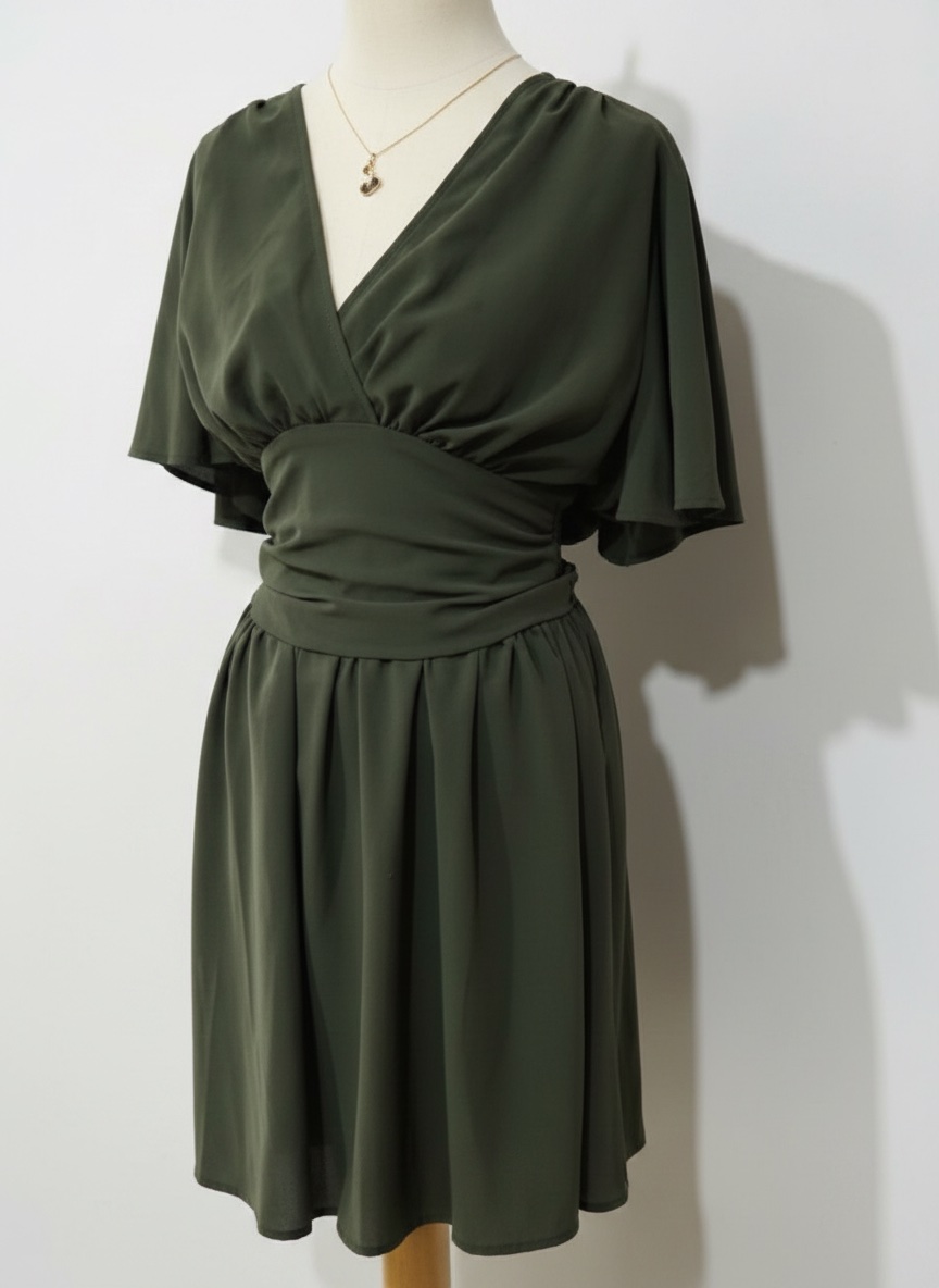 Robe vert olive 