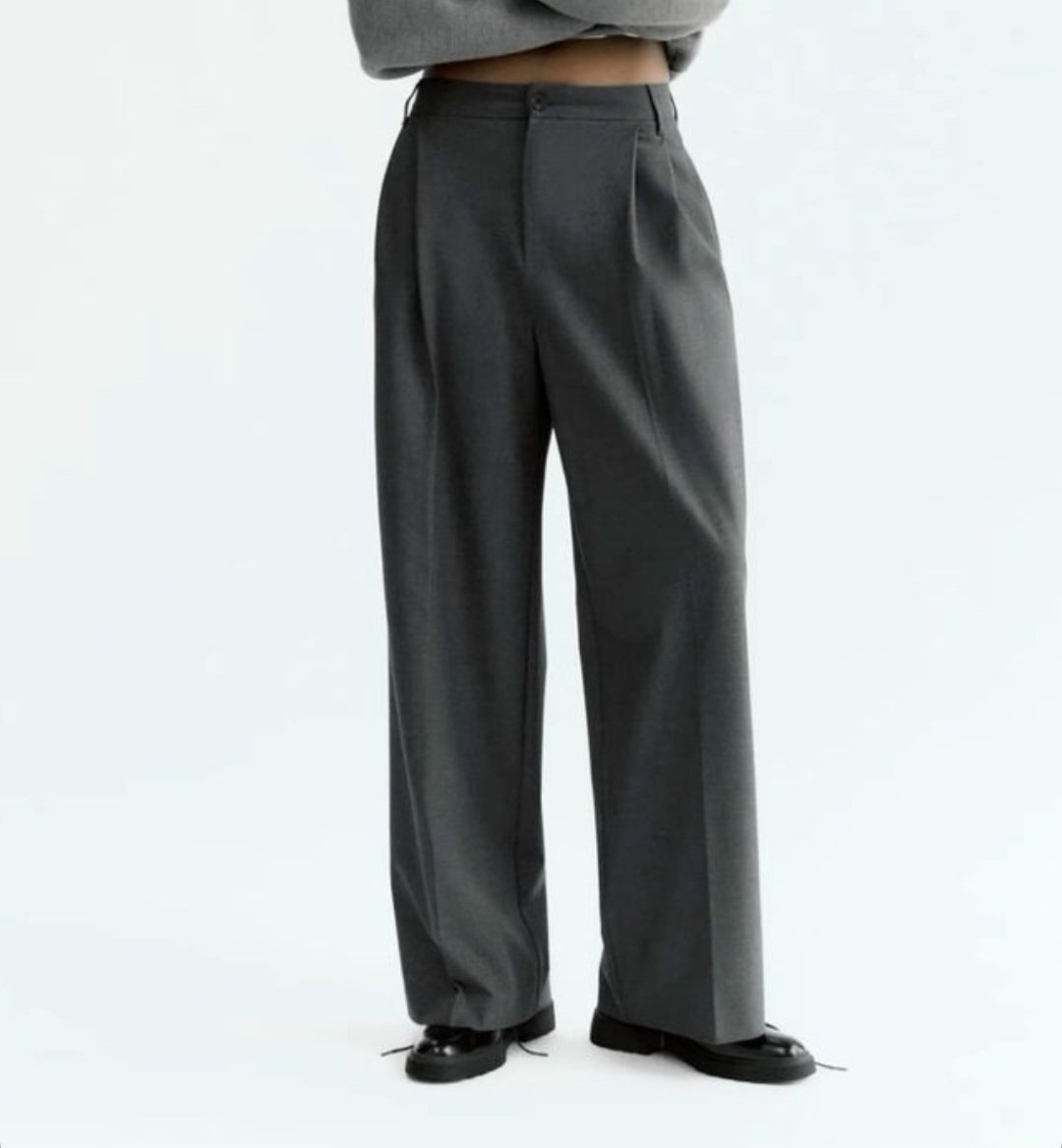 Pantalon  zara gris foncé neuf