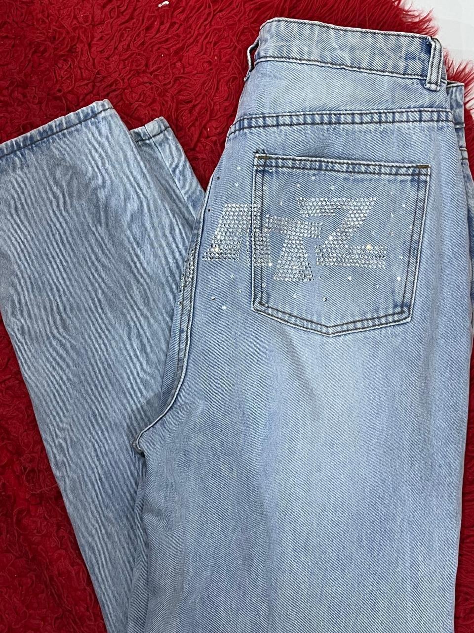 Pantalon  djean Shein avec strass