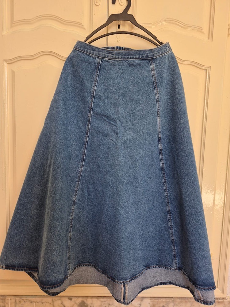 H&M denim skirt from Qatar