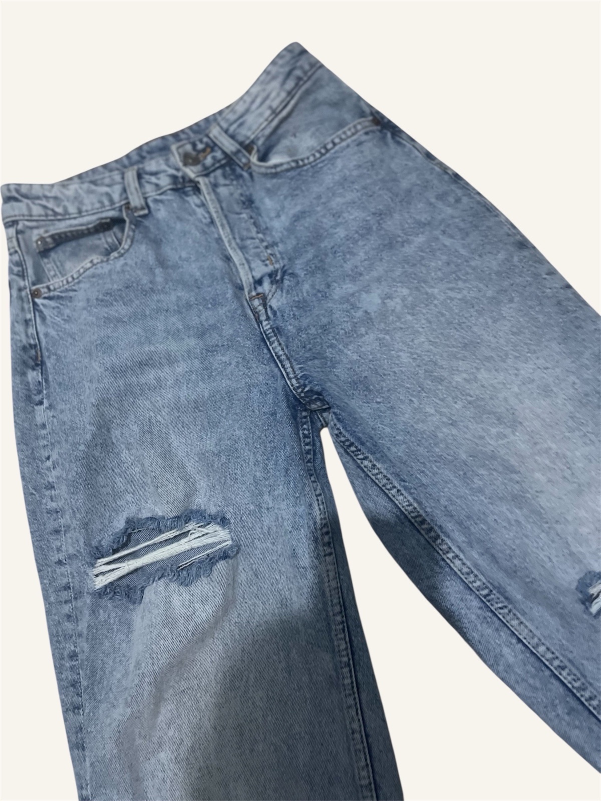 Jean taille haute 