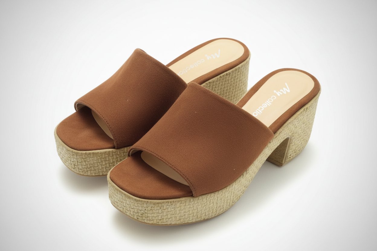 Sabot en velour en très bon état 