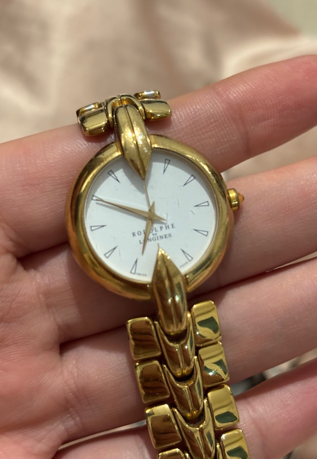 Rare LONGINES RODOLPHE L6.6062 Gold Plated Quartz