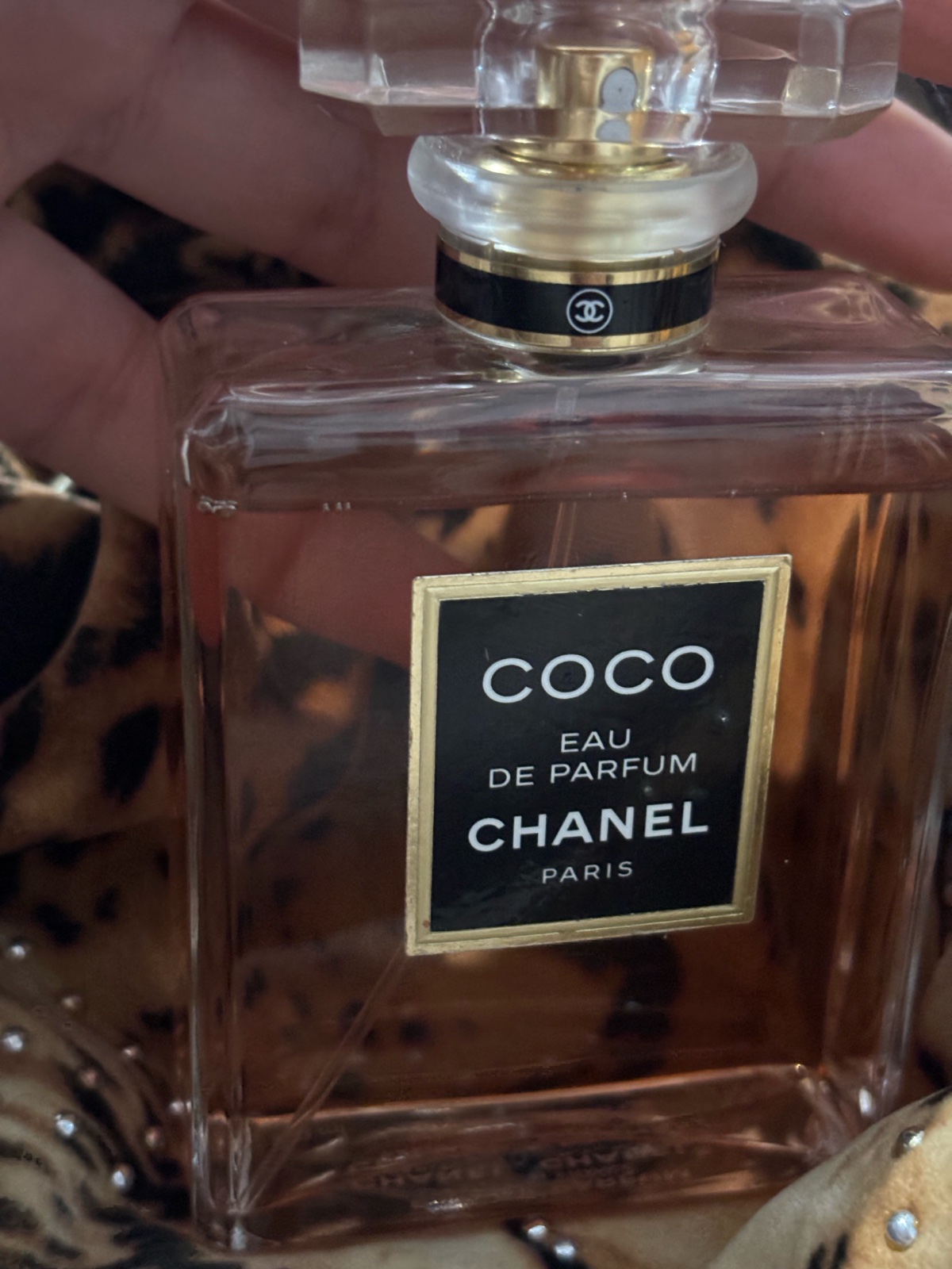 Coco Eau de Parfum used once in a 100 ml (3.4 fl.oz.) bottle