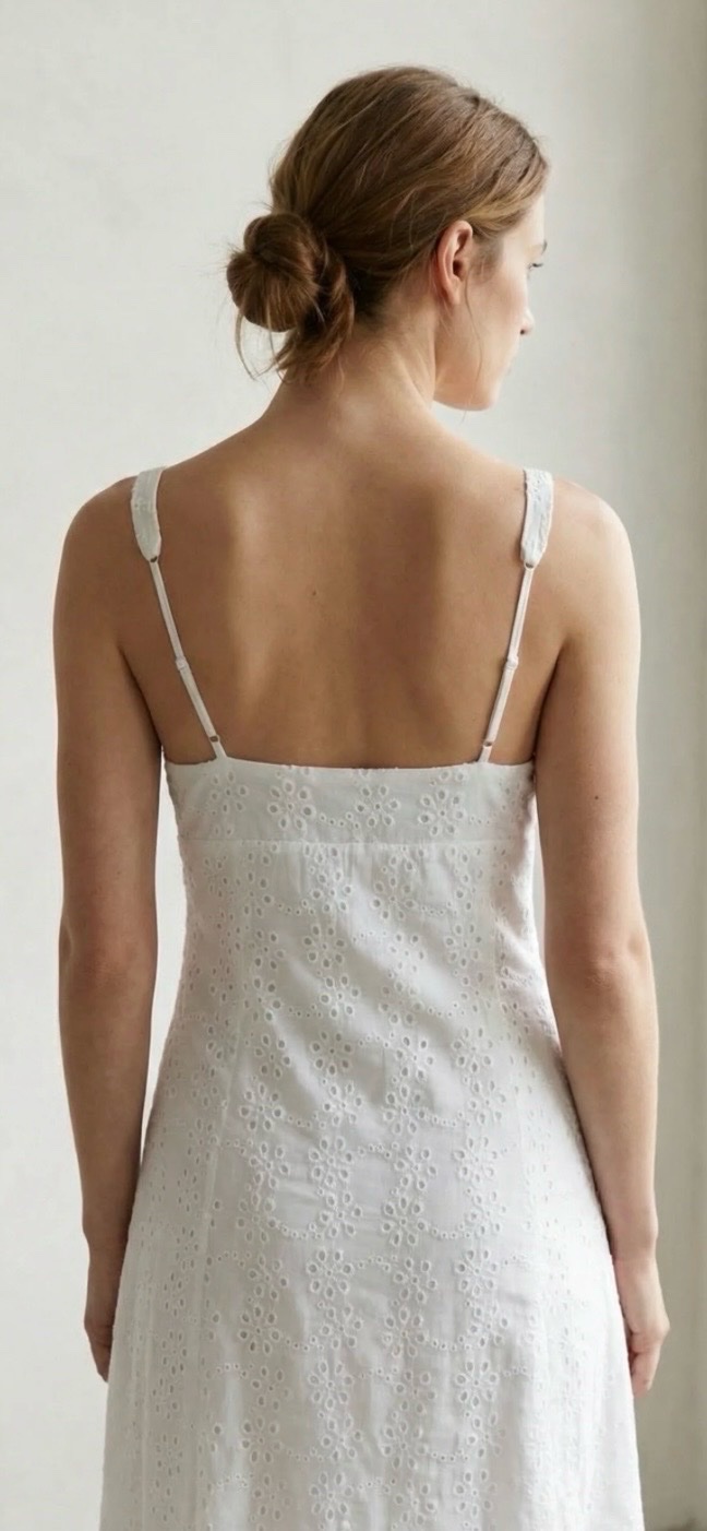 Robe en broderie anglaise
