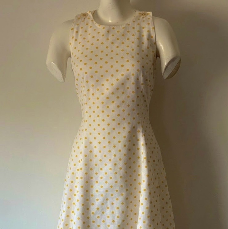Yellow Polka Dot dress